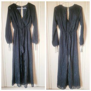 Romper Black Dress
